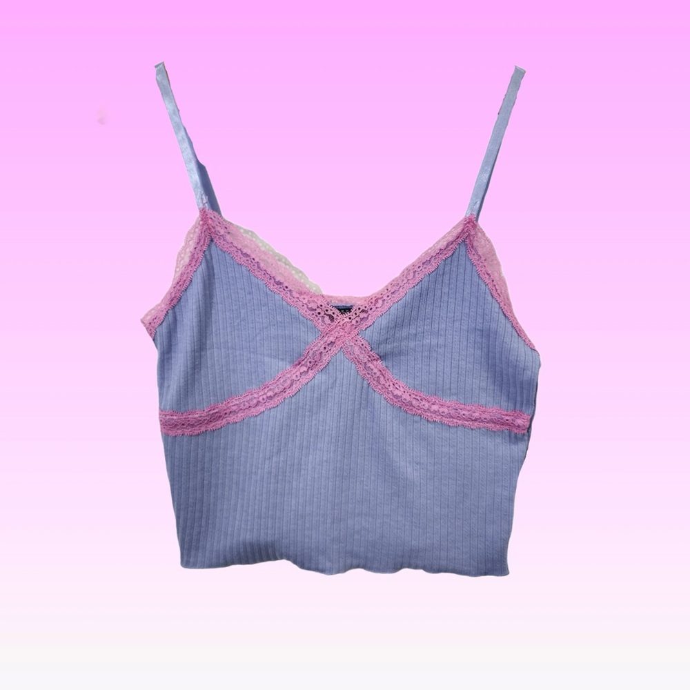 Wild Fable Lace Cropped Tank